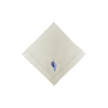 Guardanapo Algodao Com Ajour Cru Concha Azul - Decortextil
